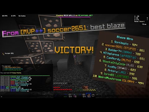 I became the best blaze in Mega Walls (I'm on leaderboards)