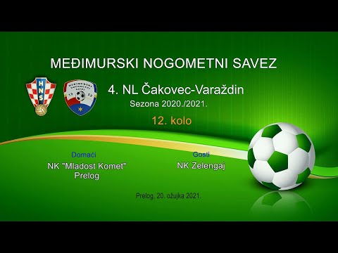 4. NL Čakovec - Varaždin 12 kolo NK Mladost Komet - NK Zelengaj 10.03.2021.