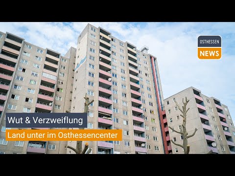 FULDA: Verzweiflung und Wut bei den Anwohnern: Land unter im Osthessencenter