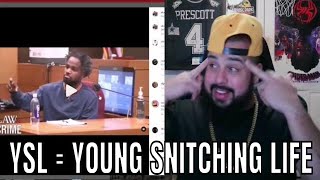 STOP TALKING ABOUT GUNNA | THE WHOLE YSL GANG SNITHCING | REACTION