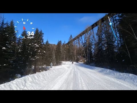 Snowmobiling Quebec 2025 Day 2,  Matawin to Roberval