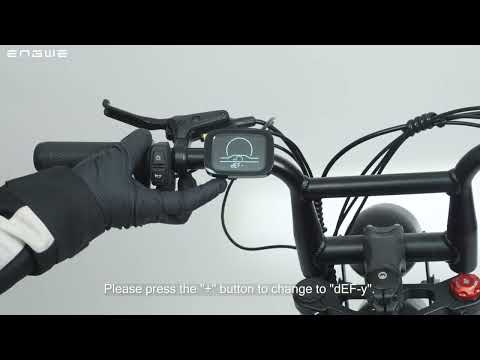 Engwe M20 || Battery is full but display is showing low battery