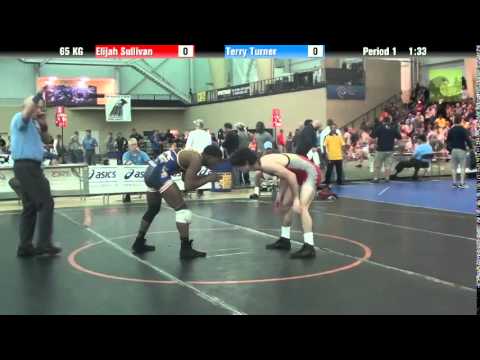 Men`s Freestyle 65 KG Elijah Sullivan vs. Terry Turner