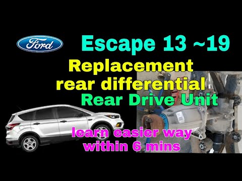 Ford Escape 2013~19 , Rear differential (RDU rear drive unit) replacement .