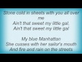 Ryan Adams - My Blue Manhattan Lyrics
