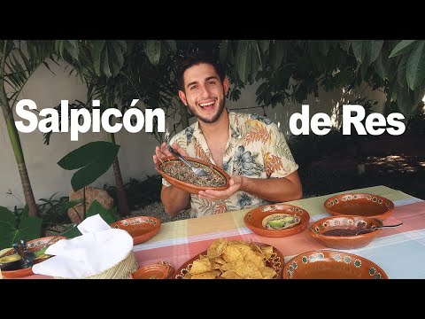 ✅ Receta Yucateca Salpicón de Res