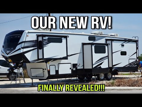 OUR NEW RV! Big Reveal!  The Fifth Wheel I helped design! 398MBL BTBRV Concept
