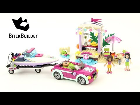 Vidéo LEGO Friends 41316 : Le transporteur de hors-bord d'Andrea