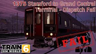 1375 Stamford to Grand Central Terminal - Dispatch Fail - NEC: Metro-North - M8 - Train Sim World 6