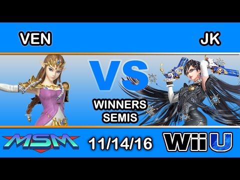 MSM 74 - SUGOI | Ven (Zelda) Vs. JK (Bayonetta) Winners Semis - Smash Wii U