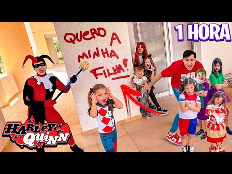 ★ VÁRIOS VÍDEOS DA IRMÃ MALVADA DA ARLEQUINA ATACOU OS FILHOS DOS VILÕES PARA BUSCAR A SUA FILHA ! ★