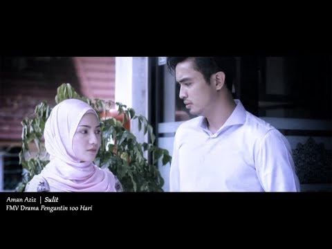 (OST PENGANTIN 100 HARI) Aman Aziz - Sulit (Lyric Video)