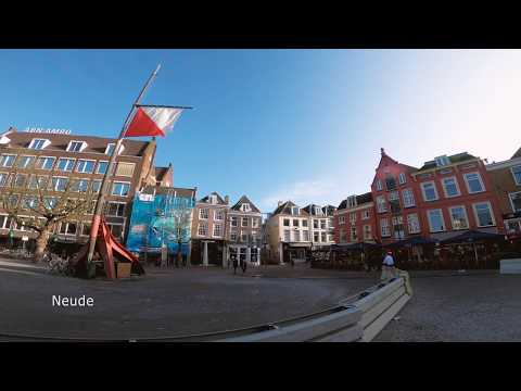 Utrecht city center in 4K