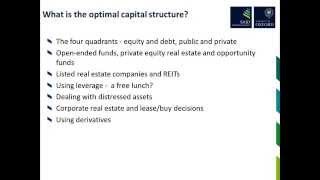 Developing global best practice in real estate webinar video