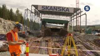 preview picture of video 'Gulli bru / Gulli bridge - Skanska Norge - Incremental launching'