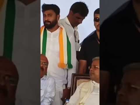 #karnatakaCM Siddaramaiah sir#blessing#shailu#birthday# wishes #mandyastageprogram