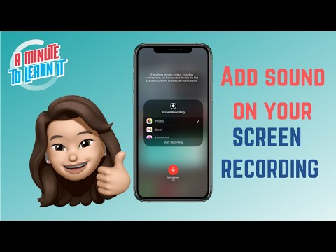 How to Add Sound to your Screen recording?