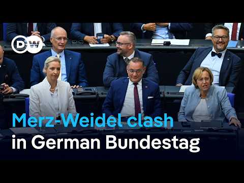 Merz calls AfD 'remigration' plan 'ethnic cleansing' in fiery debate | DW News