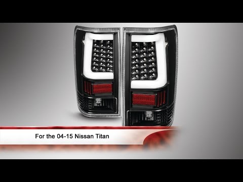 04-15 Nissan Titan Light Bar LED Tail Lights