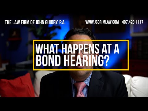 What Happens at a Bond Hearing?
