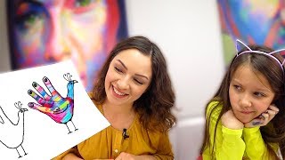 ПЯТЮНЯ ЧЕЛЛЕНДЖ Отгадай Рисунок по ЛАДОНИ /// Вики Шоу