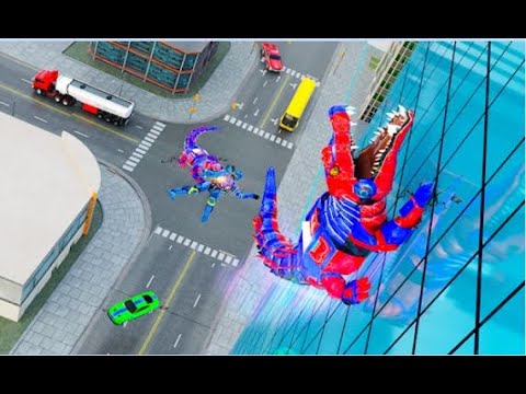Crocodile Robot Transform Car -Android  Gameplay