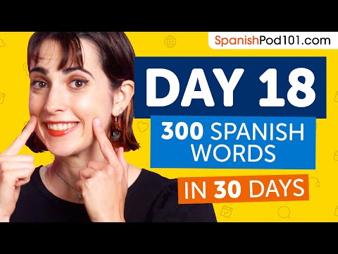 Day 18: 180/300 | Learn 300 Spanish Words in 30 Days Challenge