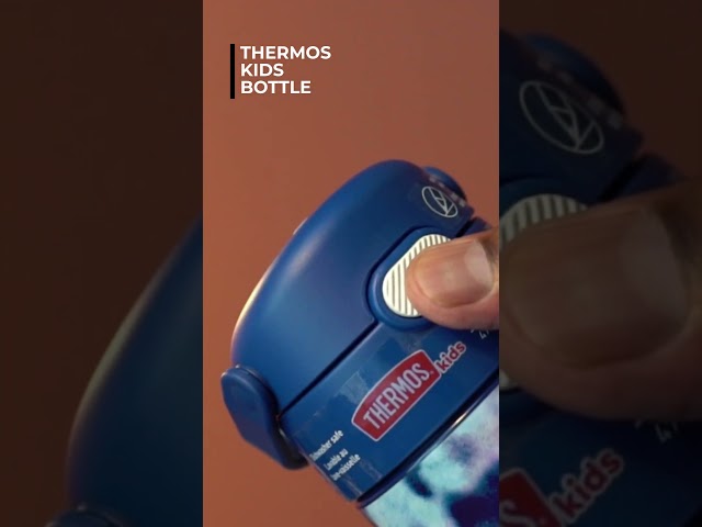 Vídeo relacionado con THERMOS FUNTAINER - Botella aislada al vacío de acero inoxidable de 16 onzas con tapa ancha de boquilla, Looney Tunes