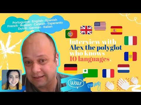 Interview with Alex the polyglot who knows 10 languages.