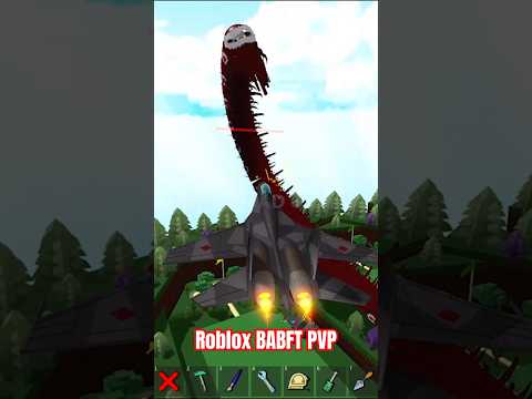 Su-35 cuts Giant Worm! Roblox Build a Boat for Treasure PVP! Fighter jet by HawkesDad #roblox #babft