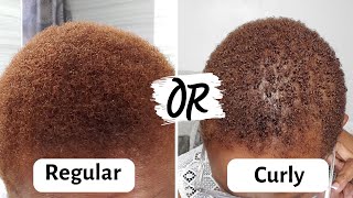 I taught myself HOW TO DEFINE CURLS ON short TWA natural hair | 2023 TUTORIAL