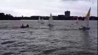 Optimist capsize-World's first monohull pitchpole