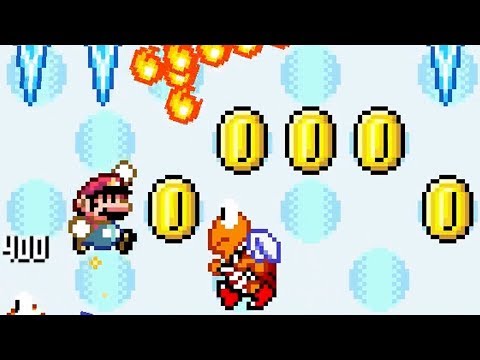 Super Mario Maker 2 🔧 Spectacular Sky Keep Run 🔧 ZanderLVP