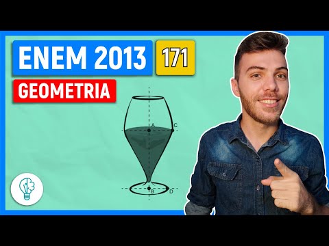 🛑171 ENEM 2013 - GEOMETRY - A restaurant uses trays with bases to serve drinks.