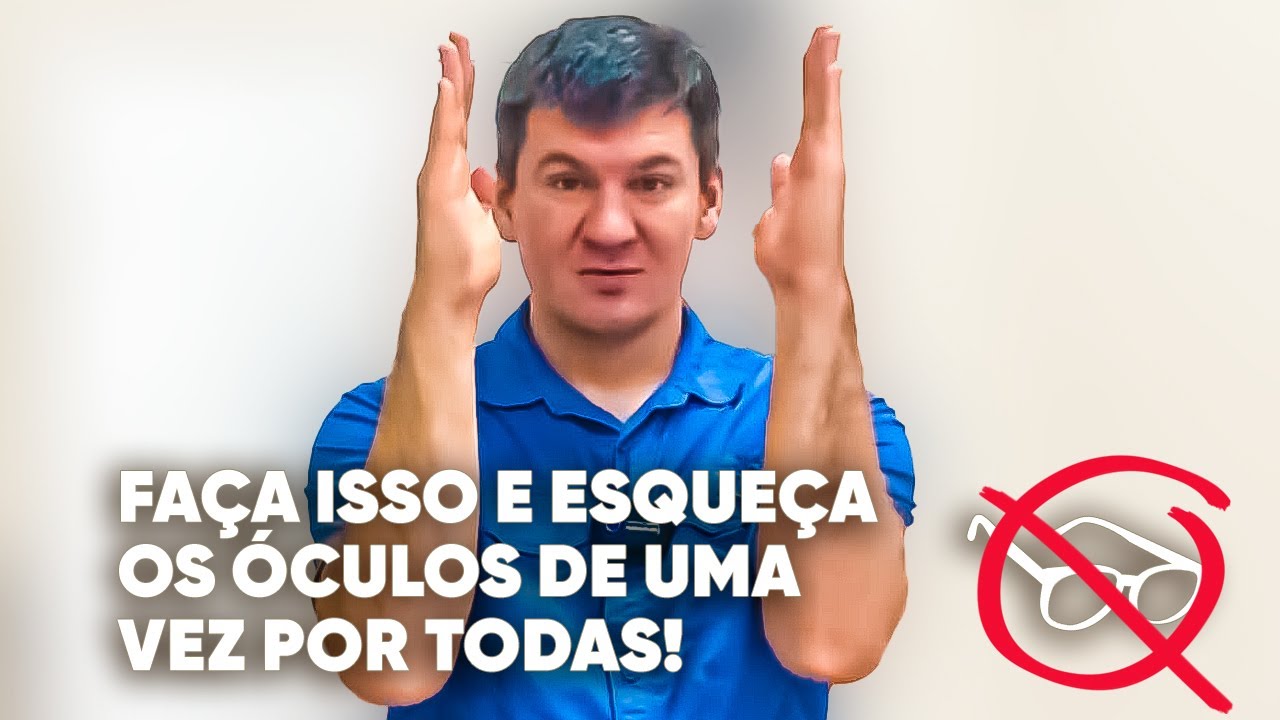 5 exercícios que me livraram dos óculos de uma vez. O melhor treino para os seus olhos!