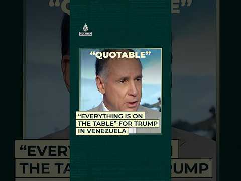 “Everything is on the table” for Trump in Venezuela