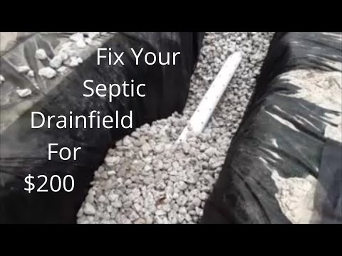 image-What do you put over a leach field?