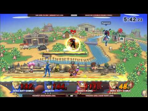 GENESIS 3 - Pugwest & Marss vs TSM|Zero & Liquid`Nairo - Wii U Doubles R1