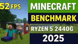 Minecraft Benchmark with Ryzen 5 2400G (8GB RAM)