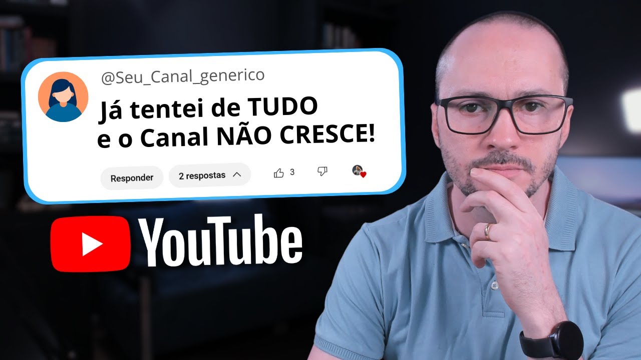 Já tentei de tudo e MEU CANAL NÃO Cresce no YouTube