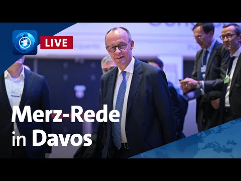 Live: Bundeskanzler Merz spricht auf dem Weltwirtschaftsforum in Davos