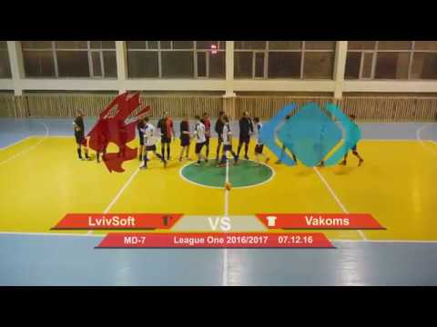 LvivSoft 4 - 2 Vakoms (League One 2016/2017, Group Stage Highlights)