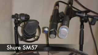 Video thumbnail for Tom & Snare drum mic comparison Shure SM57, Beta 57A, SM27, Beyer Dynamic Opus 87 by KaitsuDrums