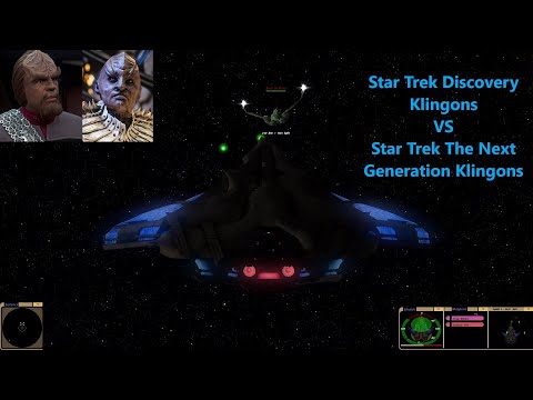 Star Trek Discovery Klingons VS Star Trek The Next Generation Klingons | Star Trek Ship Battle |