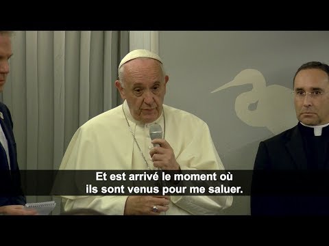 Conférence de presse du Pape François dans l’avion retour du Bangladesh