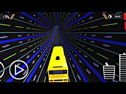 Impossible bus stunt driving free bus android gameplay (2)