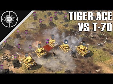 Can T-70's Take Down a Tiger Ace? - COH2 Challenge #12