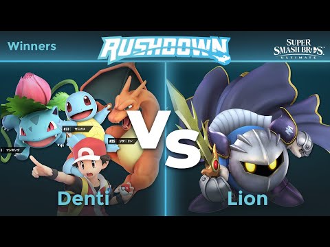 Rushdown 24 - TLOC | Denti (PT) vs eLH | Lion (Meta Knight) Winners - SSBU