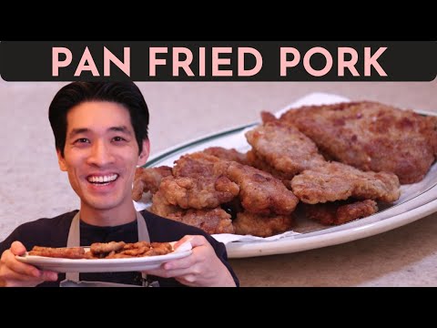 The EASIEST Pan Fried Pork Chops Recipe (Simple Meal) - Crispy Pork Cutlet & Pork Bites | Danlicious
