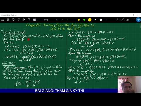 Ứng dụng tính đơn điệu giải pt & bpt